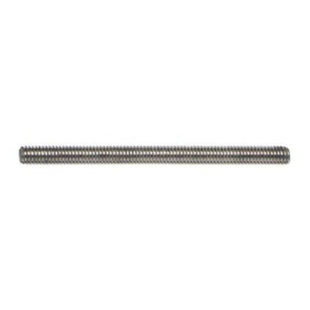 MIDWEST FASTENER Fully Threaded Rod, 8-32, Grade 2, Zinc Plated Finish, 15 PK 76907